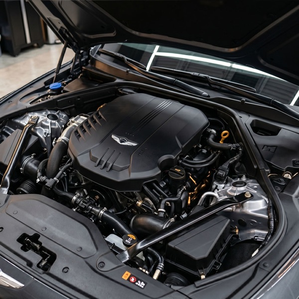 Engine Bay: Factory-fresh at Minne Detail