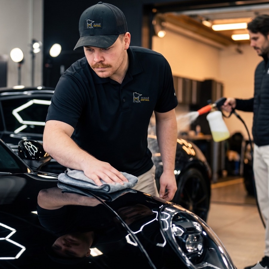 Premium hand auto detailing at Minne Detail in Orono, MN